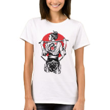 Vrouwelijke samoerai-krijger – Dragon Rose-tatoeag