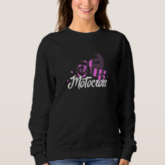 Vrouwelijke Schattige Fietsende Motocross Dirtbike Trui