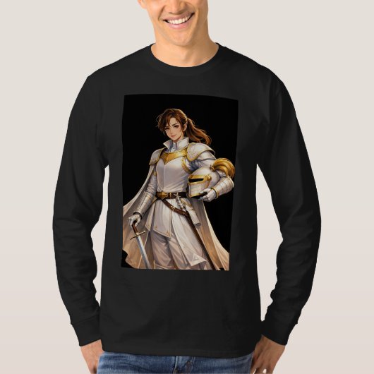 Vrouwelijke schermer t-shirt (Voorkant)