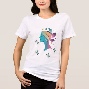 Vrouwelijke schoonheid Aesthetische T-shirt Stij