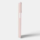 Vrouwelijke schreef monogram naam effen roze roze Case-Mate iPhone case (Achterkant / Rechts)