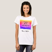 Vrouwelijke Slouchy Graphic T-Shirt (Voorkant volledig)