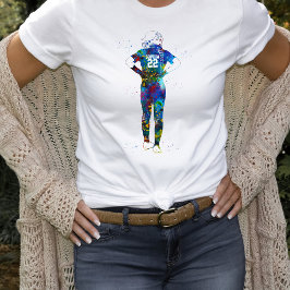 Vrouwelijke Softbalspeler T-shirt