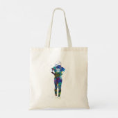Vrouwelijke Softbalspeler Tote Bag (Achterkant)