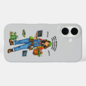 Vrouwelijke software-engineer wiens hobby tuiniere Case-Mate iPhone case (Achterkant (horizontaal))
