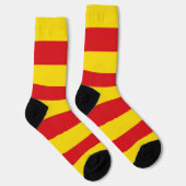 Vrouwelijke sokken met Catalaanse vlag (Rechts)