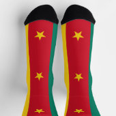 Vrouwelijke sokken met Kameroense vlag (Top)