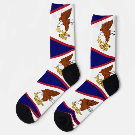 Vrouwelijke sokken met vlag van de Amerikaanse Sam (Links)