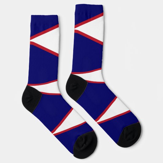 Vrouwelijke sokken met vlag van de Amerikaanse Sam (Rechts)