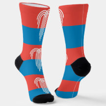 Vrouwelijke sokken met vlag van Kansas City, Misso