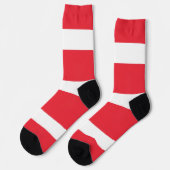 Vrouwelijke sokken met vlag van Oostenrijk (Links)