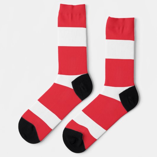 Vrouwelijke sokken met vlag van Oostenrijk (Links)