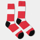 Vrouwelijke sokken met vlag van Oostenrijk (Rechts)