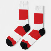 Vrouwelijke sokken met vlag van Tsjechië (Links)