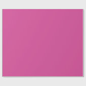 Vrouwelijke Solid Mulberry Pink Cadeaupapier (Vlak)