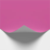 Vrouwelijke Solid Mulberry Pink Cadeaupapier (Hoek)