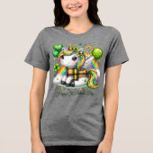 Vrouwelijke St. Patrick's Tri-Blend Shirt (Voorkant)