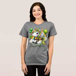 Vrouwelijke St. Patrick's Tri-Blend Shirt
