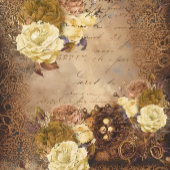 Vrouwelijke Steampunk decoupagepapier Inpakpapier Vel