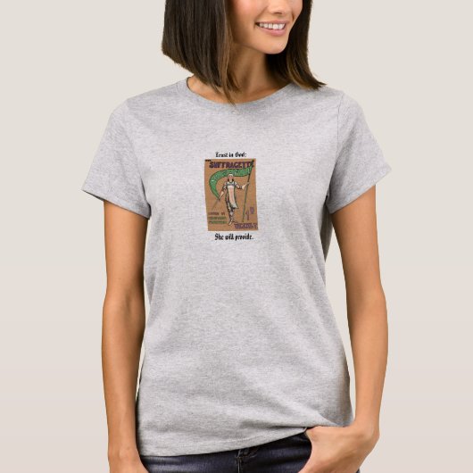  vrouwelijke Suffragette T-Shirt (Voorkant)