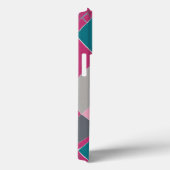 Vrouwelijke symmetrische lijnen in blauwgroen heet Case-Mate iPhone case (Achterkant / Rechts)