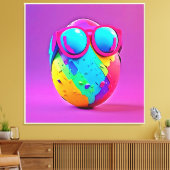 Vrouwelijke Tanktop Canvas Afdruk (Insitu (Woonkamer))