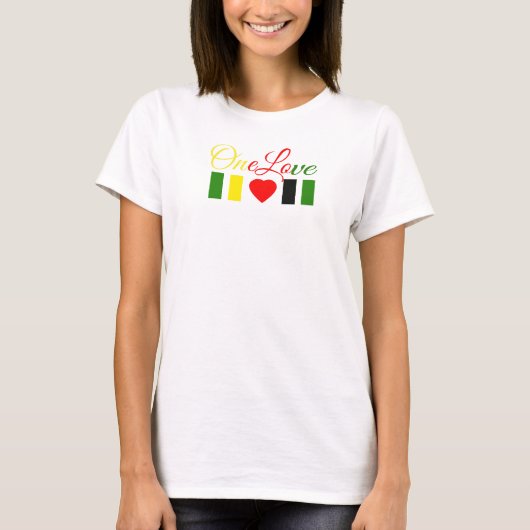 Vrouwelijke Tanktop "One Love" (Voorkant)