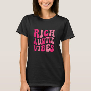 Vrouwelijke tante Vibes met de beste tante T-shirt