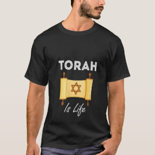 Vrouwelijke Torah is het leven grappig joods joods T-shirt