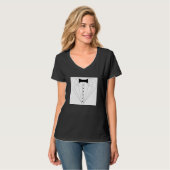 vrouwelijke tuxedo t-shirt (Voorkant volledig)