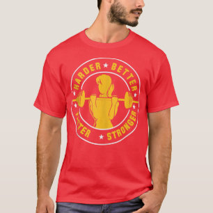 Vrouwelijke uitwerkingen - Motivatie fitness Lov T-shirt