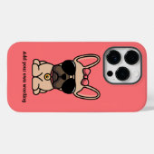 Vrouwelijke vaalbruine Franse Bulldog Case-Mate iPhone Case (Achterkant (horizontaal))