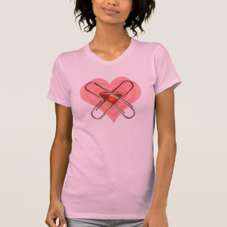 Vrouwelijke Valentijn Twofer T-shirt
