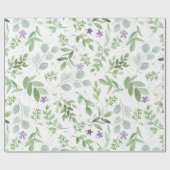 Vrouwelijke Verpakking Papier groen & lavendel (Vlak)