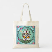 Vrouwelijke verpleegster kabouter tote bag (Achterkant)