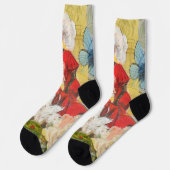 Vrouwelijke Victoriaanse dame Leuke Koets Sokken (Links)