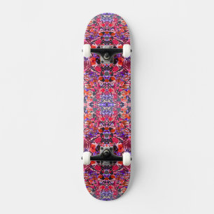 Vrouwelijke vintage bloemen persoonlijk skateboard