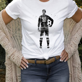 Vrouwelijke Voetbaldoelman T-shirt