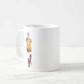 Vrouwelijke Voetbalster  Koffiemok (Voorkant links)