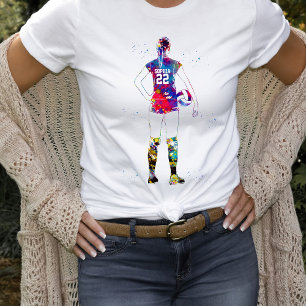 Vrouwelijke Volleybalspeler T-shirt