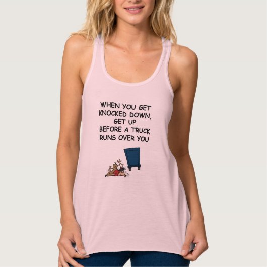 Vrouwelijke vrachtwagentank tanktop (Voorkant)