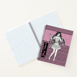 vrouwelijke vriend notitieboek