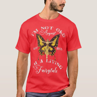 Vrouwelijke vrouw geboren in augustus 1933,  geboo t-shirt