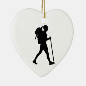 Vrouwelijke vrouw keramisch ornament (Rechts)