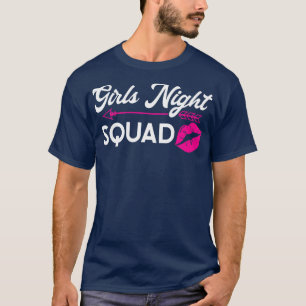Vrouwelijke vrouwen in de nacht-op-feestje dames i t-shirt