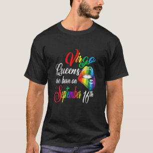 Vrouwelijke vrouwen vanaf september Meisje van Aug T-shirt