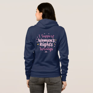 Vrouwelijke vrouwenrechten en vrouwenmisstanden hoodie