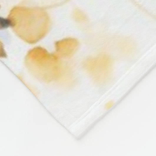 Vrouwelijke Waterverf florale fleece (Hoek)