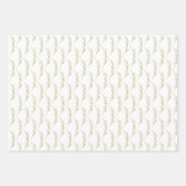 Vrouwelijke Waterverf Rozen Assorted Inpakpapier Vel (Voorkant 2)