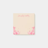 Vrouwelijke waterverf Sakura japanse bloemen Post-it® Notes (Voorkant)
